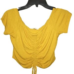 La Hearts cropped top